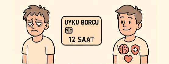 Hafta sonu uyku borcu telafisi yapan yorgun adam